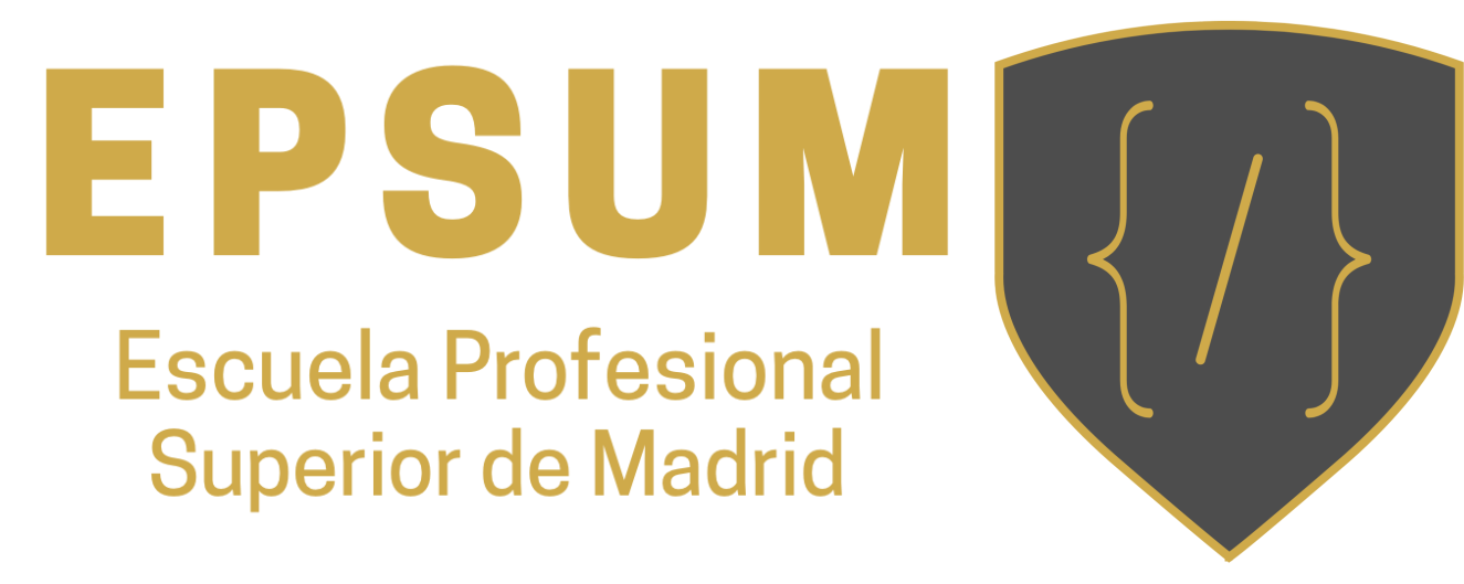 Logo de EPSUM (Escuela Profesional Superior de Madrid) para la familia de Informática